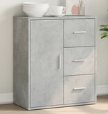 VidaXL Dressoir 60x31x70 cm bewerkt hout betongrijs