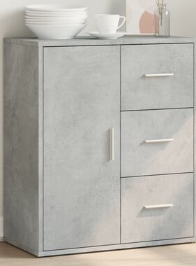 VidaXL Dressoir 60x31x70 cm bewerkt hout betongrijs