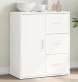 VidaXL Dressoir 60x31x70 cm bewerkt hout wit