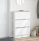 VidaXL Schoenenkast 80x21x125,5 cm bewerkt hout wit