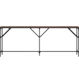 VidaXL Wandtafel 200x29x75 cm bewerkt hout bruin eikenkleur