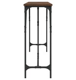 VidaXL Wandtafel 200x29x75 cm bewerkt hout bruin eikenkleur