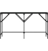 VidaXL Wandtafel 140x29x75 cm bewerkt hout zwart