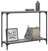 VidaXL Wandtafel 101x30,5x75 cm bewerkt hout grijs sonoma eikenkleurig