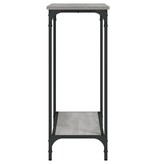 VidaXL Wandtafel 101x30,5x75 cm bewerkt hout grijs sonoma eikenkleurig