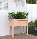 VidaXL Plantenbak met poten 70x31x70 cm massief douglashout