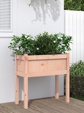 VidaXL Plantenbak met poten 70x31x70 cm massief douglashout