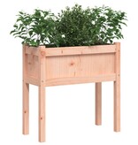 VidaXL Plantenbak met poten 70x31x70 cm massief douglashout