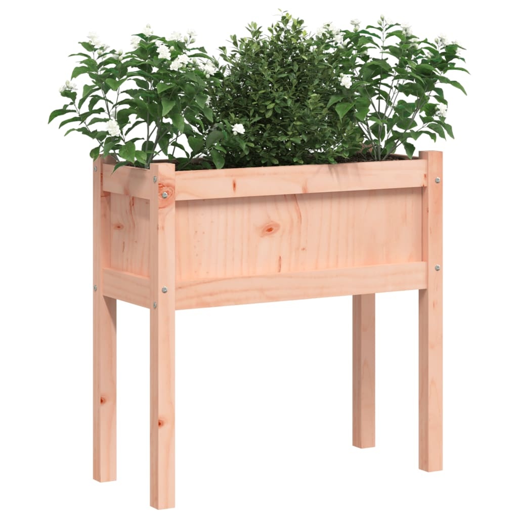 VidaXL Plantenbak met poten 70x31x70 cm massief douglashout