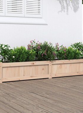 VidaXL Plantenbak 180x31x31 cm massief grenenhout