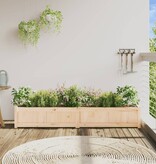 VidaXL Plantenbak 180x31x31 cm massief grenenhout