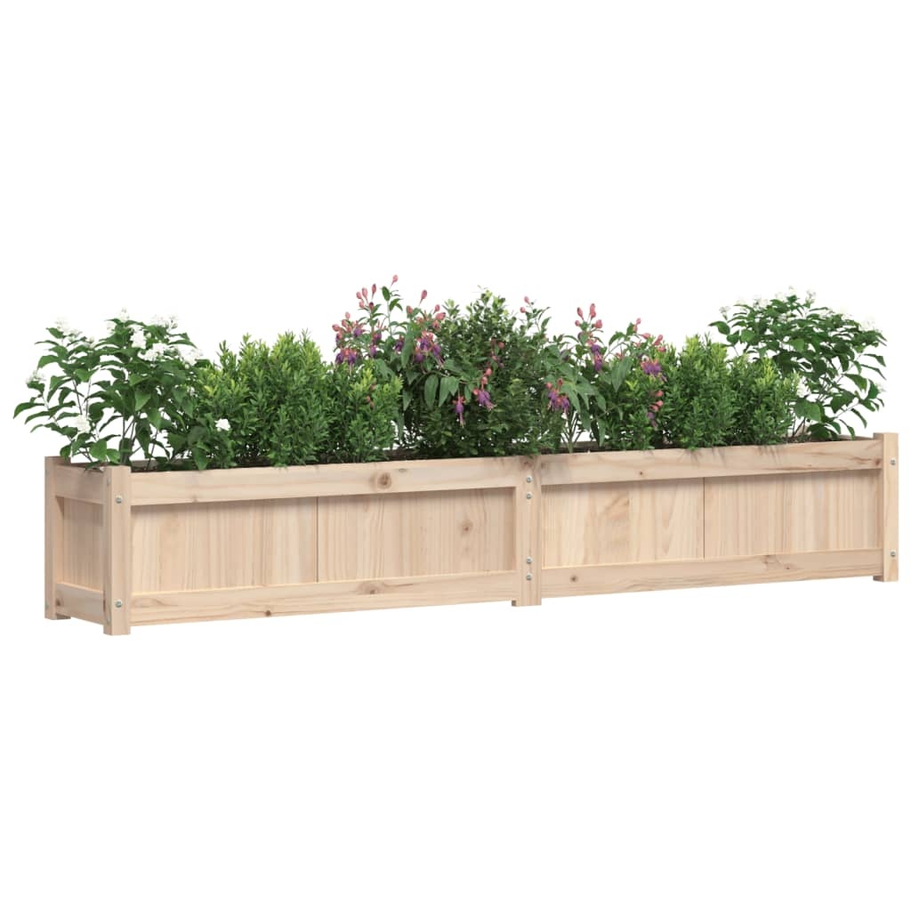 VidaXL Plantenbak 180x31x31 cm massief grenenhout