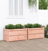 VidaXL Plantenbakken 2 st massief douglashout