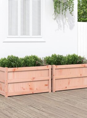 VidaXL Plantenbakken 2 st massief douglashout