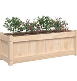 VidaXL Plantenbak 90x31x31 cm massief grenenhout