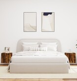 VidaXL Tv-wandmeubelen met LED 2 st 40,5x35x40 cm gerookt eikenkleurig