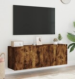 VidaXL Tv-meubels 2 st wandgemonteerd 60x30x41 cm gerookt eikenkleurig