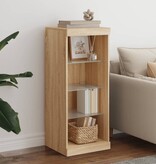 VidaXL Dressoir met LED-verlichting 41x37x100 cm sonoma eikenkleurig