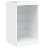 VidaXL Dressoir met LED-verlichting 41x37x67 cm wit