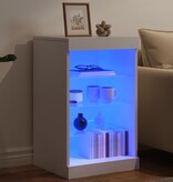 VidaXL Dressoir met LED-verlichting 41x37x67 cm wit