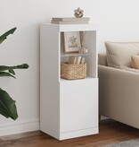 VidaXL Dressoir met LED-verlichting 41x37x100 cm wit