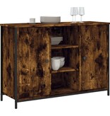 VidaXL Dressoir 100x35x70 cm bewerkt hout gerookt eikenkleurig