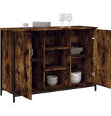 VidaXL Dressoir 100x35x70 cm bewerkt hout gerookt eikenkleurig