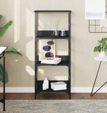 VidaXL Boekenrek 50x33x117,5 cm bewerkt hout zwart