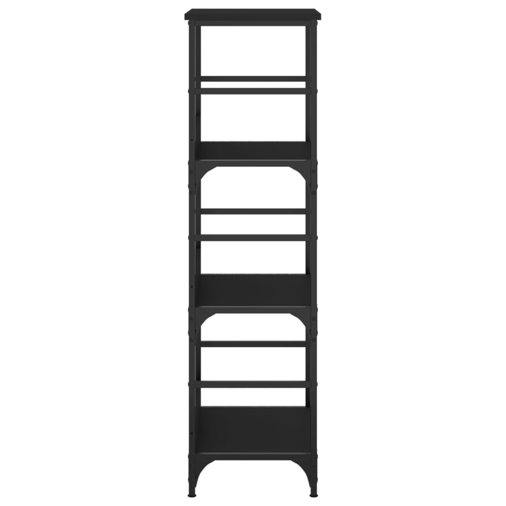 VidaXL Boekenrek 50x33x117,5 cm bewerkt hout zwart