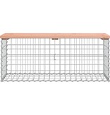 VidaXL Tuinbank schanskorfontwerp 103x44x42 cm massief douglashout