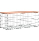 VidaXL Tuinbank schanskorfontwerp 103x44x42 cm massief douglashout