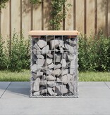 VidaXL Tuinbank schanskorfontwerp 33x31x42 cm massief grenenhout