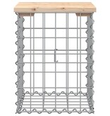 VidaXL Tuinbank schanskorfontwerp 33x31x42 cm massief grenenhout