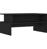 VidaXL Salontafel 90x55x42,5 cm bewerkt hout zwart