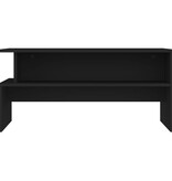 VidaXL Salontafel 90x55x42,5 cm bewerkt hout zwart