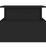 VidaXL Salontafel 90x55x42,5 cm bewerkt hout zwart
