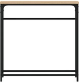 VidaXL Wandtafel 75x19,5x75 cm bewerkt hout sonoma eikenkleurig
