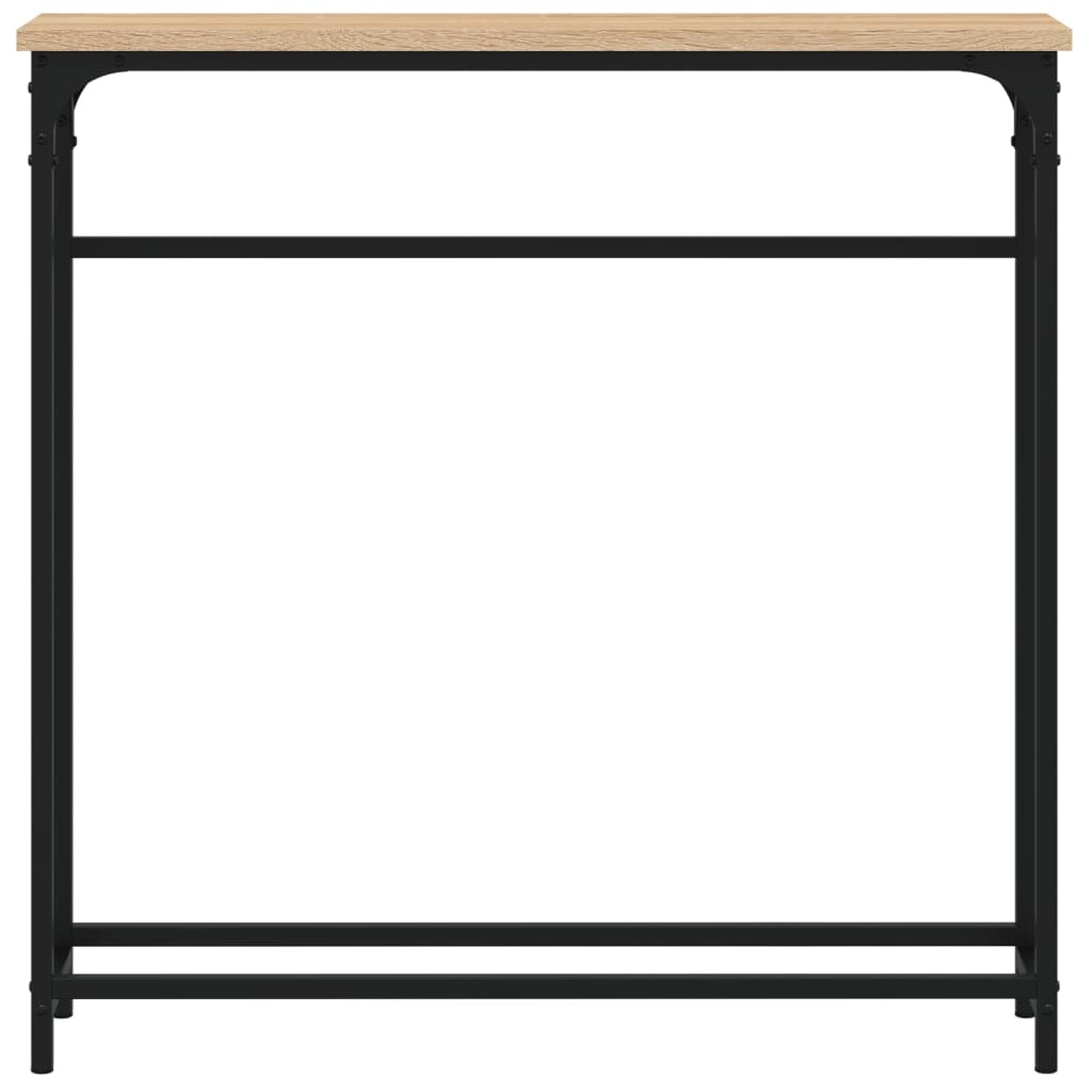 VidaXL Wandtafel 75x19,5x75 cm bewerkt hout sonoma eikenkleurig