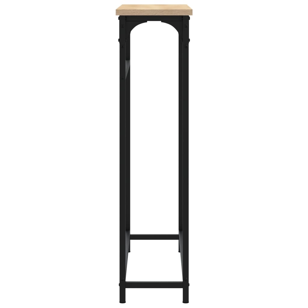 VidaXL Wandtafel 75x19,5x75 cm bewerkt hout sonoma eikenkleurig