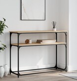 VidaXL Wandtafel 100x35,5x75 cm bewerkt hout sonoma eikenkleurig