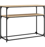 VidaXL Wandtafel 100x35,5x75 cm bewerkt hout sonoma eikenkleurig