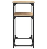 VidaXL Wandtafel 100x35,5x75 cm bewerkt hout sonoma eikenkleurig