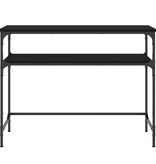 VidaXL Wandtafel 100x35,5x75 cm bewerkt hout zwart