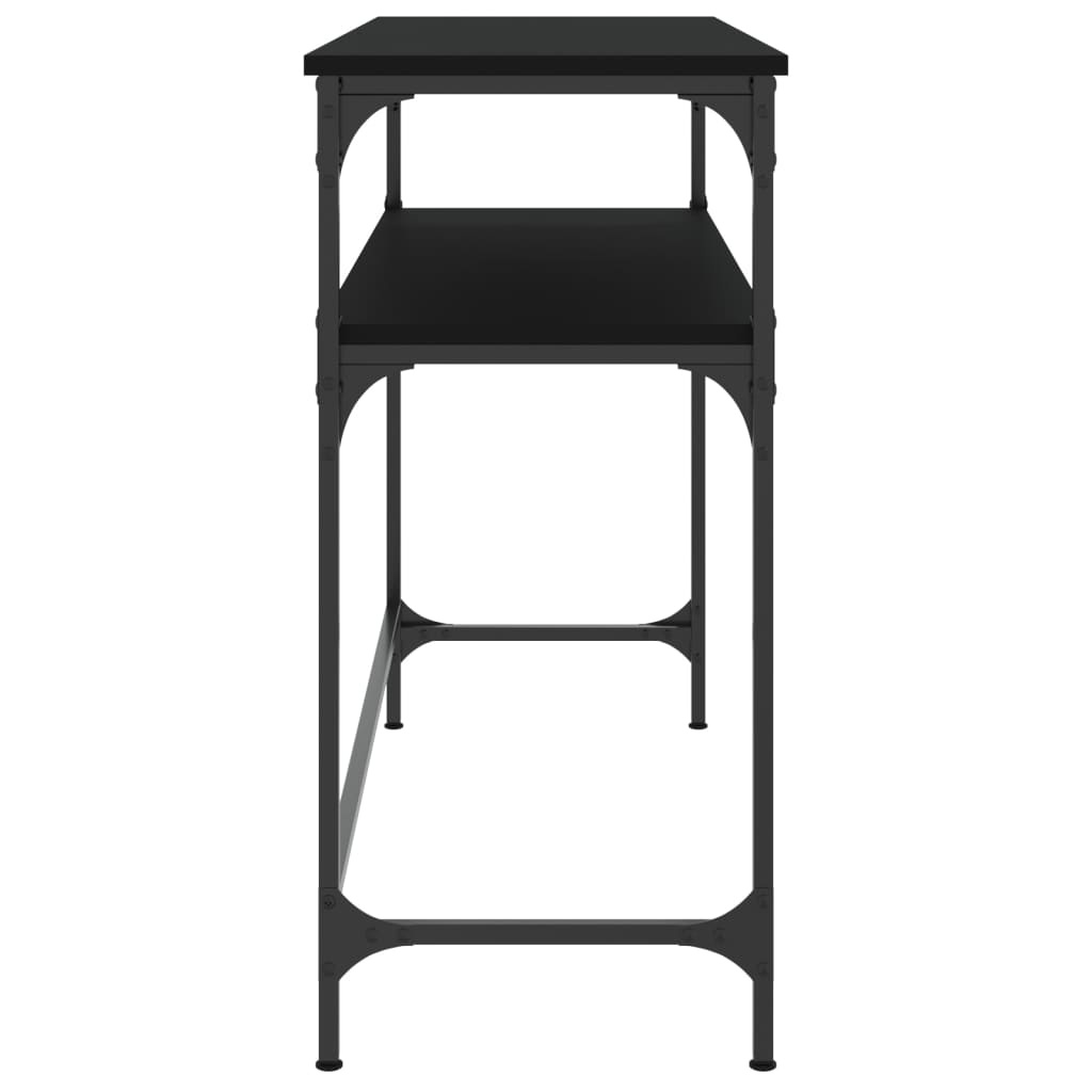 VidaXL Wandtafel 100x35,5x75 cm bewerkt hout zwart