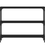 VidaXL Wandtafel 100x22,5x75 cm bewerkt hout zwart