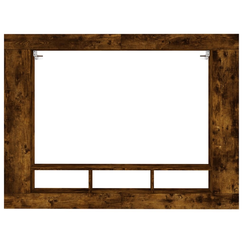 VidaXL Tv-meubel 152x22x113 cm bewerkt hout gerookt eikenkleurig