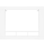 VidaXL Tv-meubel 152x22x113 cm bewerkt hout wit