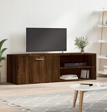 VidaXL Tv-meubel 120x34x37 cm bewerkt hout bruin eikenkleur