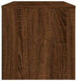 VidaXL Tv-meubel 120x34x37 cm bewerkt hout bruin eikenkleur