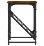 VidaXL Schoenenrek 60x30x45 cm bewerkt hout gerookt eikenkleurig